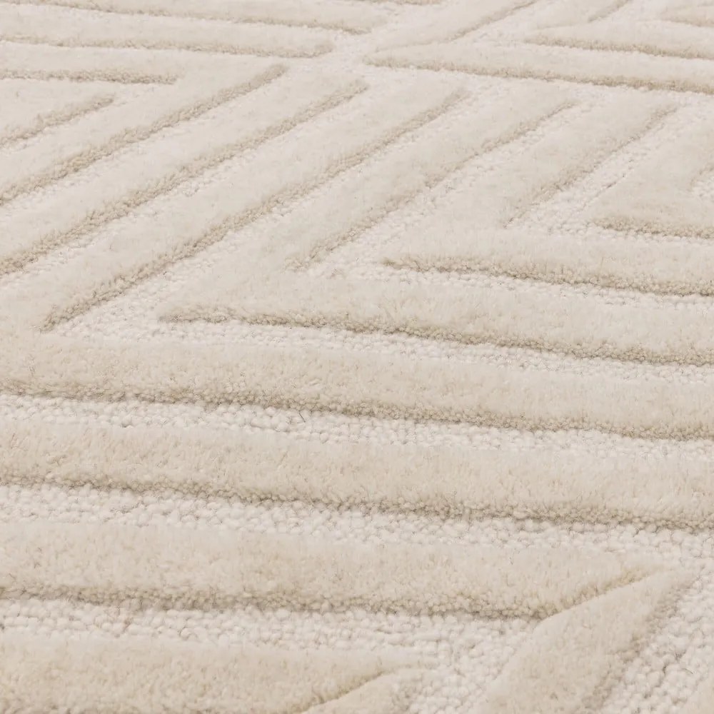 Tappeto in lana crema 120x170 cm Hague - Asiatic Carpets