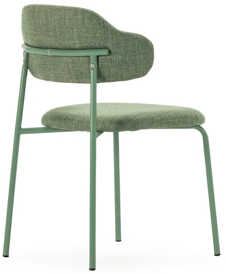 Sedie da pranzo in set verdi 4 pz Adriel – Marckeric