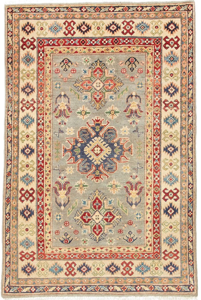 Kazak Tappeto 390x90 (Afghanistan) Annodato A Mano