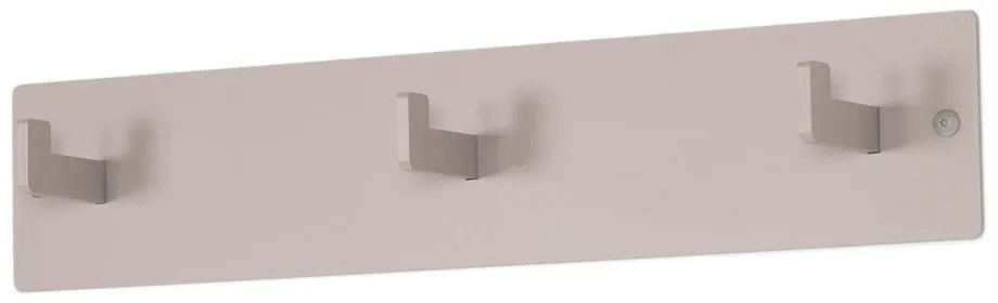 Attaccapanni da parete grigio tortora in metallo 50 cm Leatherman – Spinder Design