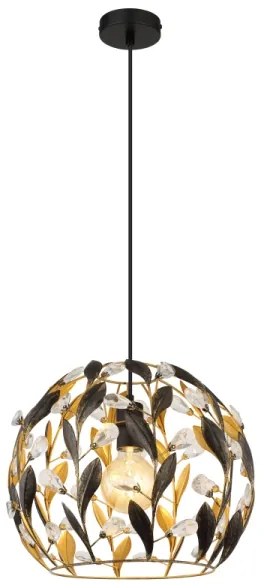 Globo 15759H - Lampadario a sospensione con filo MIKA 1xE27/40W/230V diametro 40 cm
