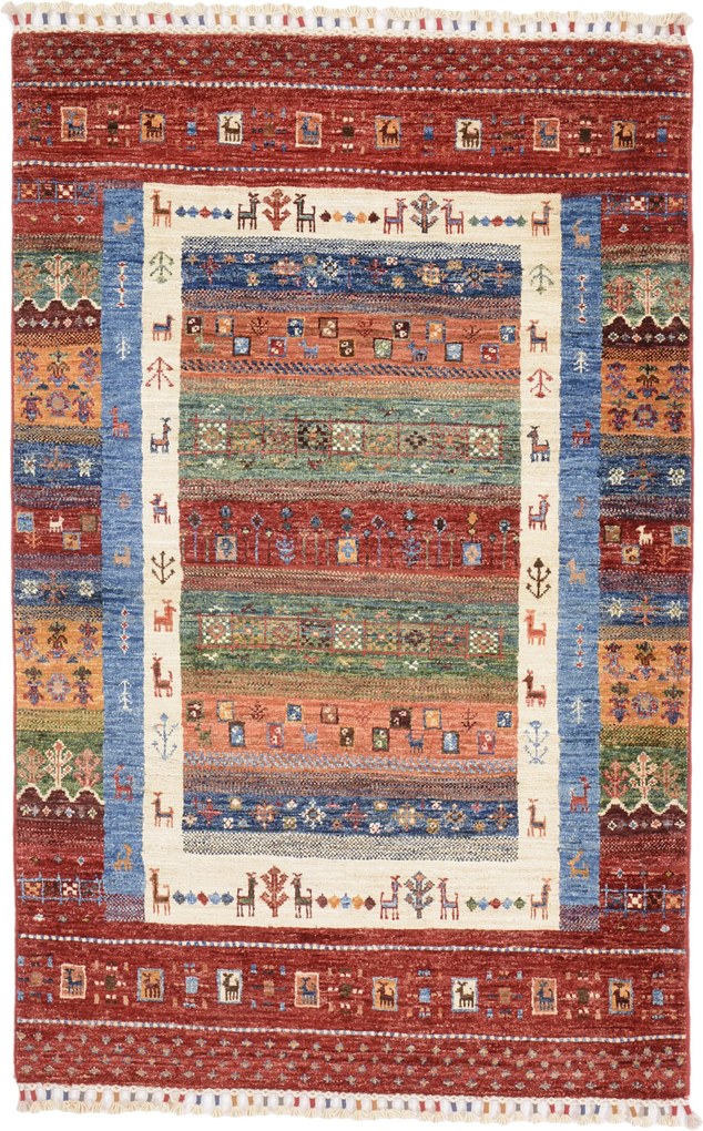Samarkand Tappeto 160x100 (Pakistan) Annodato A Mano