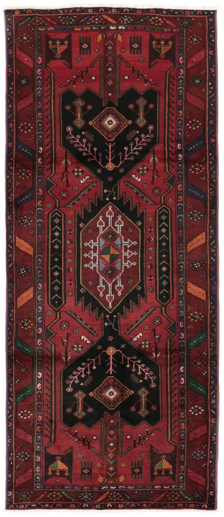 Senneh Tappeto 130 x 310 (Iran) Annodato A Mano