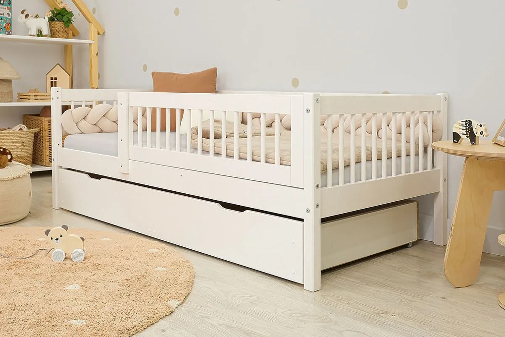 Letto per bambini Teddy Plus - bianco - letto 160x80 cm