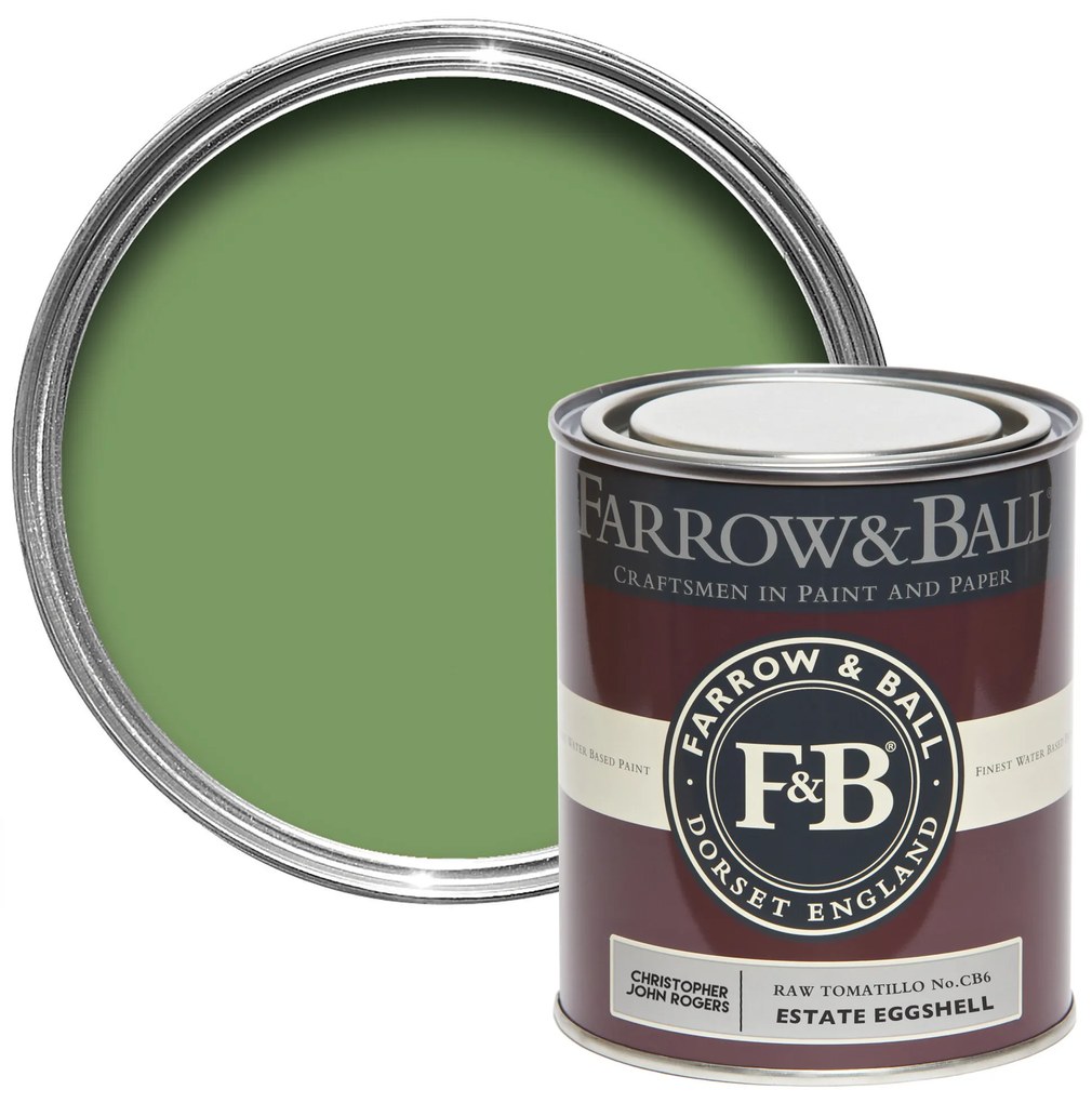 Farrow & Ball Estate Eggshell - Raw Tomatillo CB6 - 0,75l