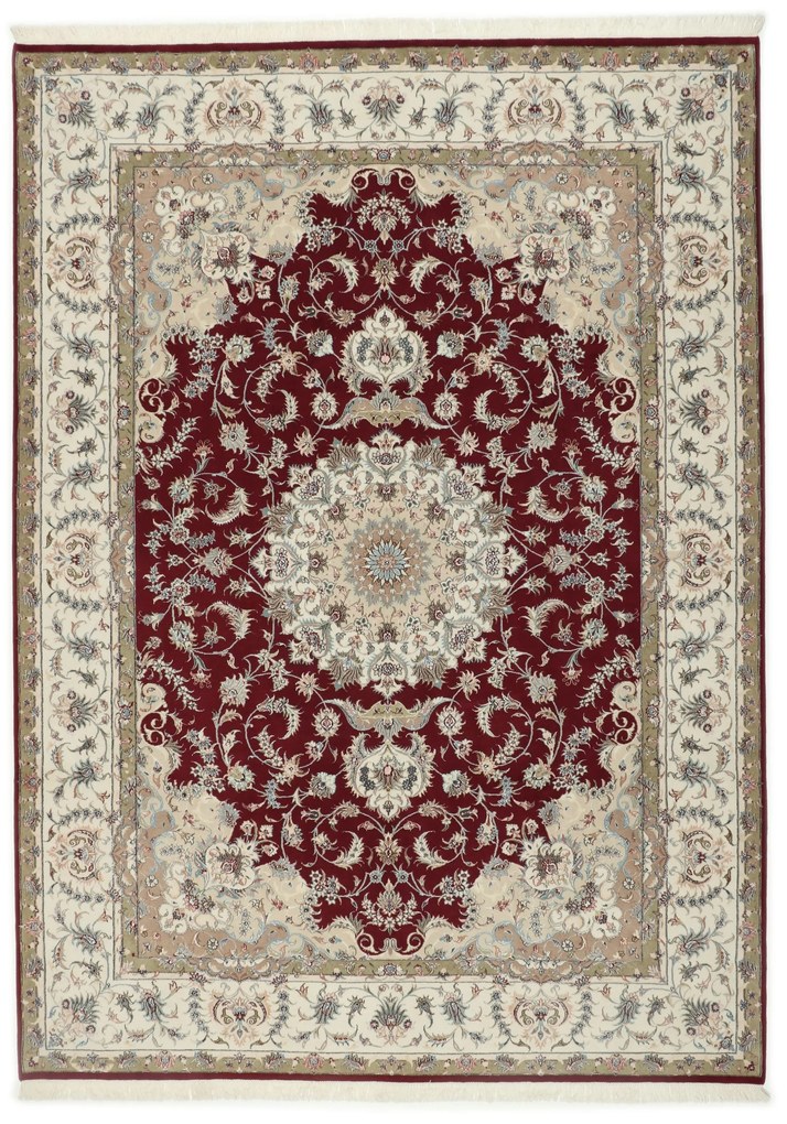 Tabriz Tappeto 350 x 250 (Iran) Annodato A Mano