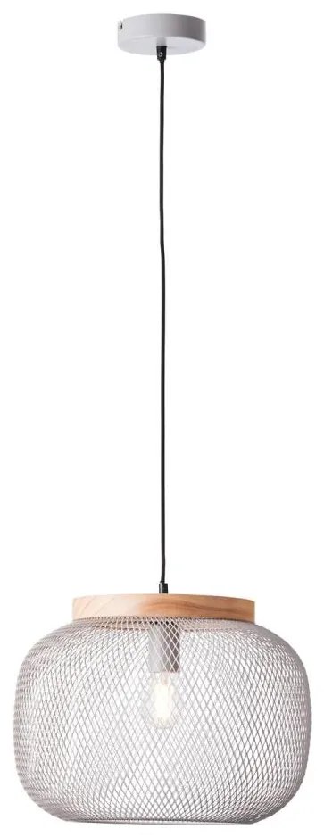 Brilliant - Lampadario a sospensione su cavo GIADA 1xE27/40W/230V Ø 39 cm grigio