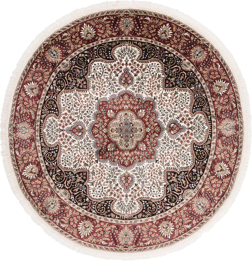 Agra Tappeto orientale 200x190 (Indian) Annodato A Mano