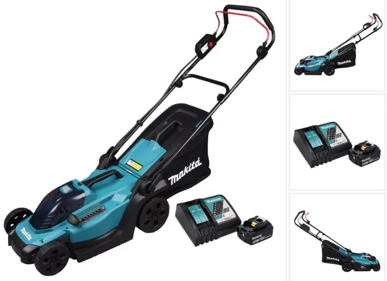 Rasaerba a batteria Makita dlm 330 rg 18 v 33 cm 30 l + 1x batteria 6,0 Ah + caricabatterie