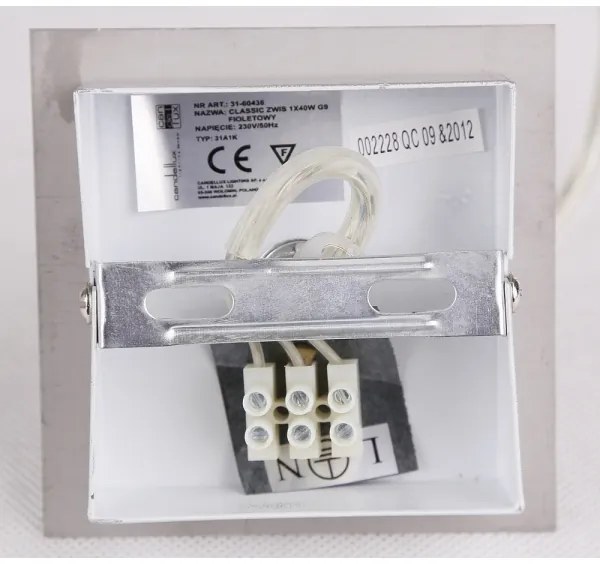 Lampadario su corda ODEN 1xG9/40W/230V d. 12 cm