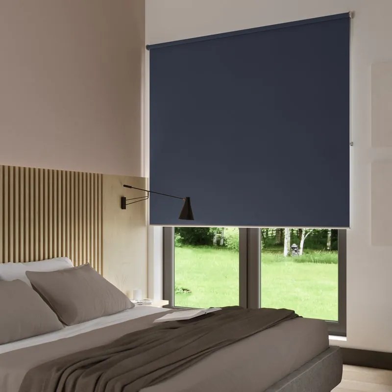 Tenda a rullo oscurante INSPIRE Bossa blu 120x250 cm