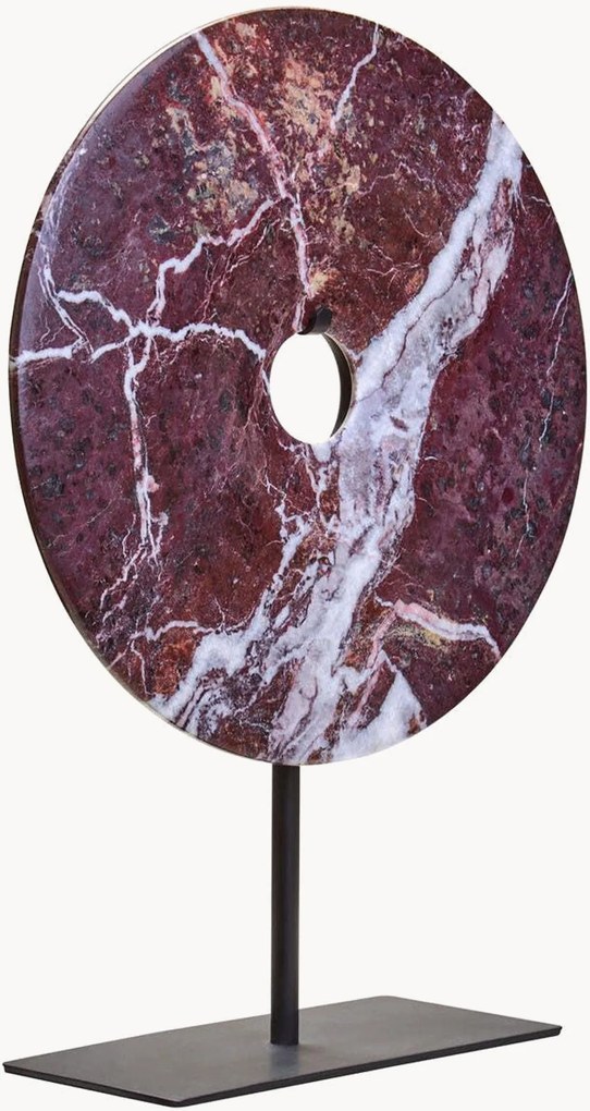 Scultura rotonda in marmo Salmo