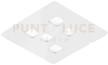 Giselle p/m - plafoniera colore bianco 5 luci attacco gx53 44cm