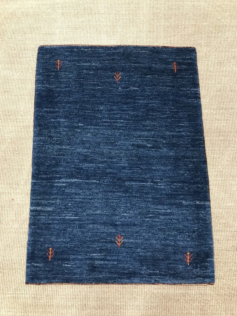 Gashguli Tappeto persiano 110 x 80 Blu (Iran) Annodato A Mano