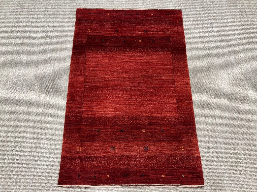 Loribaft Tappeto persiano 120 x 80 Rosso (Iran) Annodato A Mano