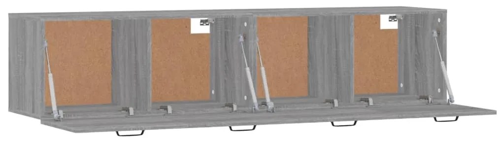 Mobili Parete 2 pz Grigio Sonoma 60x36,5x35cm Legno Multistrato