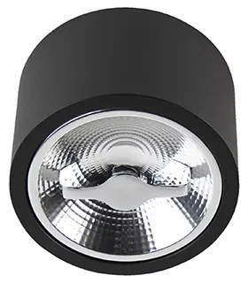 Faretto da soffitto moderno nero AR111 con LED incluso - Expert