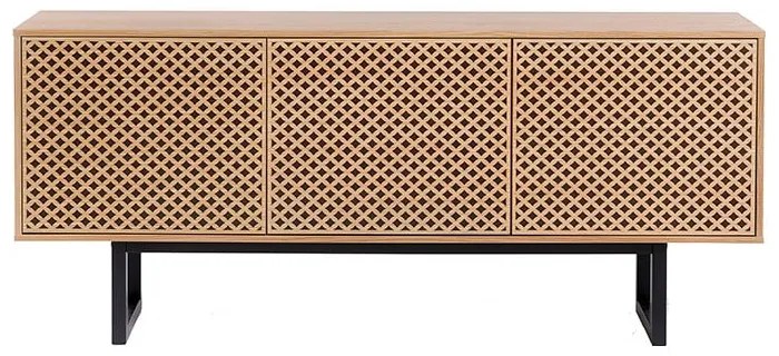 Commode in rovere Camden Diamond, 175 x 75 cm Mora - Woodman