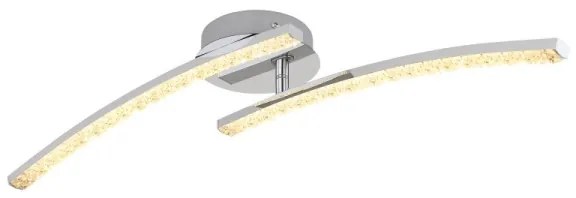 Globo 67169-12IP - Lampadario LED da parete per bagno JULES 2xLED/6W/230V IP44