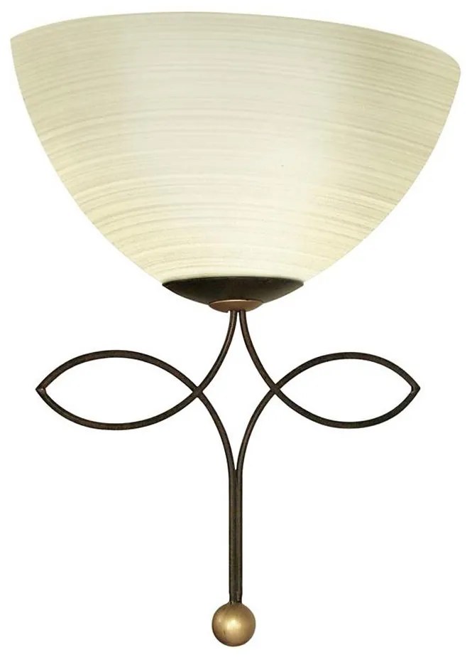 EGLO 89135 - Applique BELUGA 1xE27/60W marrone antico