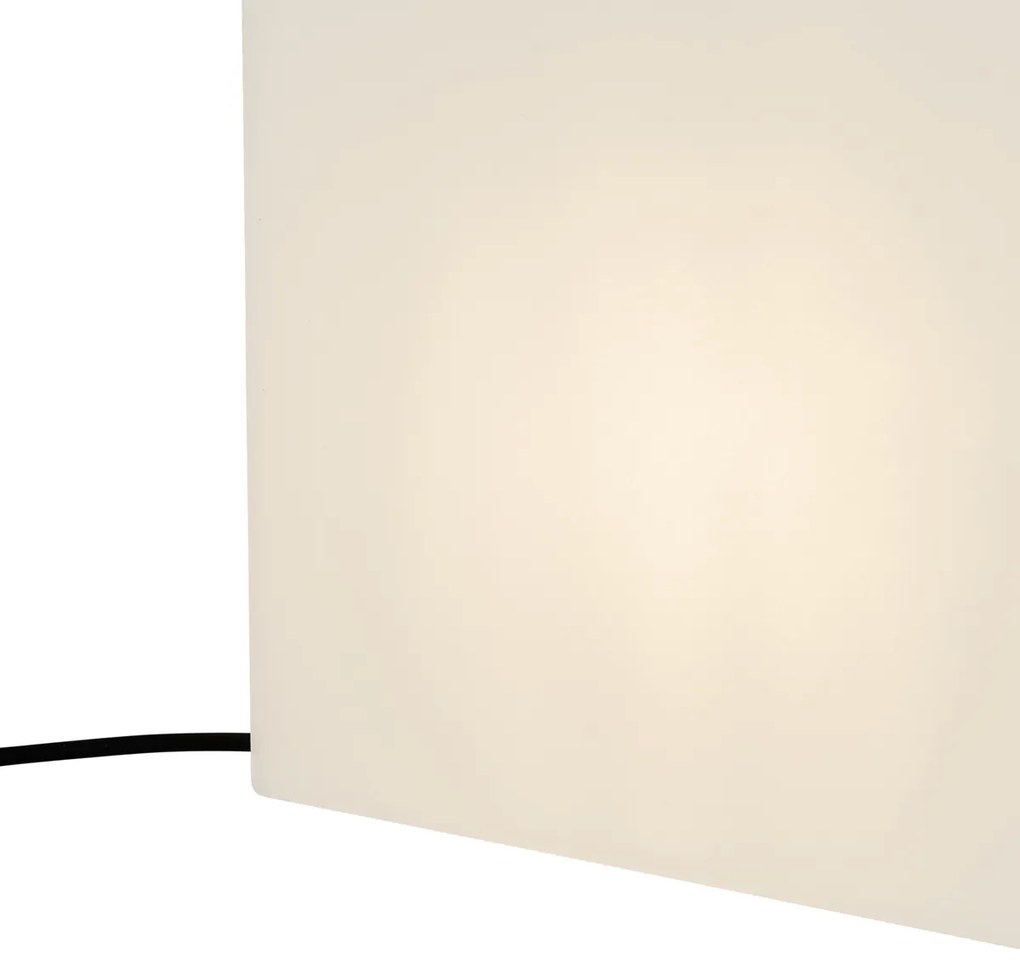 Lampada da esterno moderna bianca 30 cm quadrata IP44 - Nura