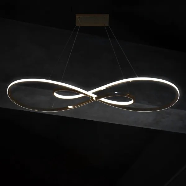 Lampadario LED a sospensione con filo ZUMBA LED/50W/230V oro