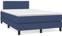 Letto a Molle con Materasso e LED Blu 120x190 cm in Tessuto 3270038