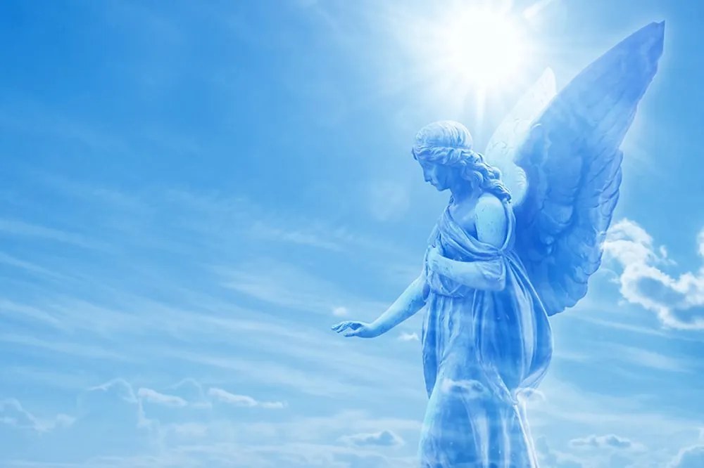 Carta da parati autoadesiva – Meraviglioso angelo nel cielo