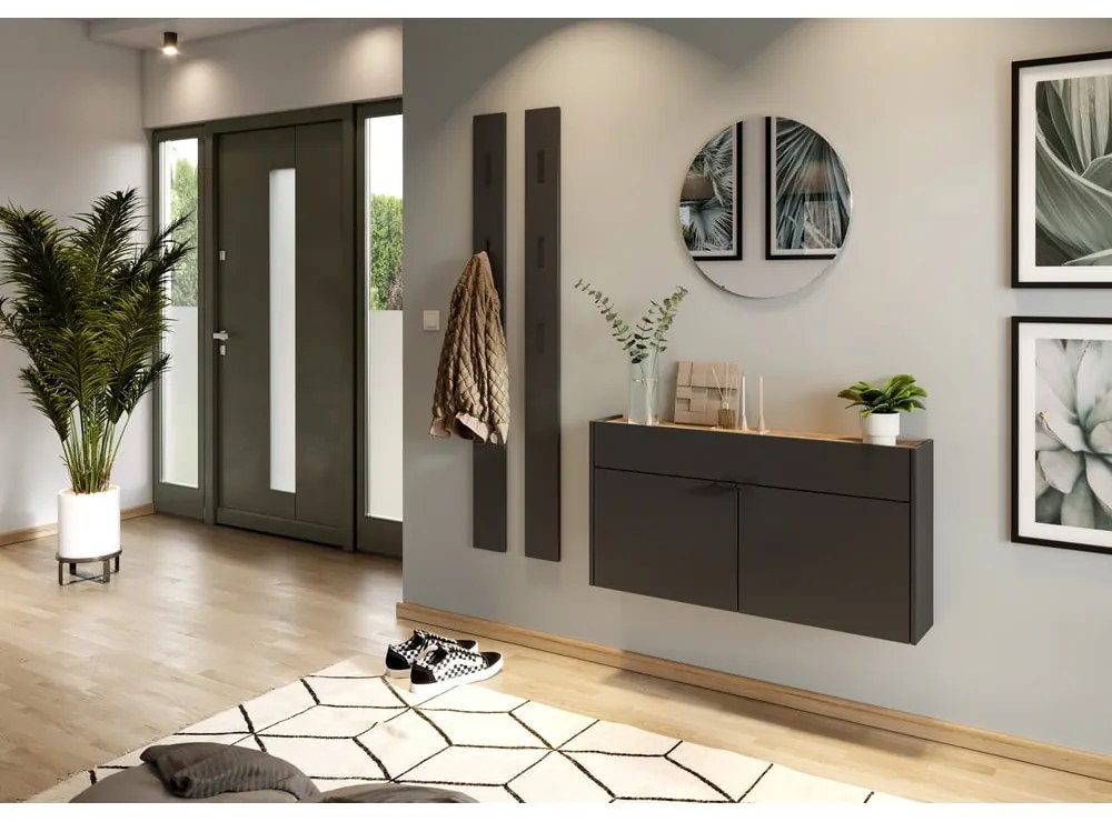 Armadietto color antracite 110x57x22 cm Ameca – Germania