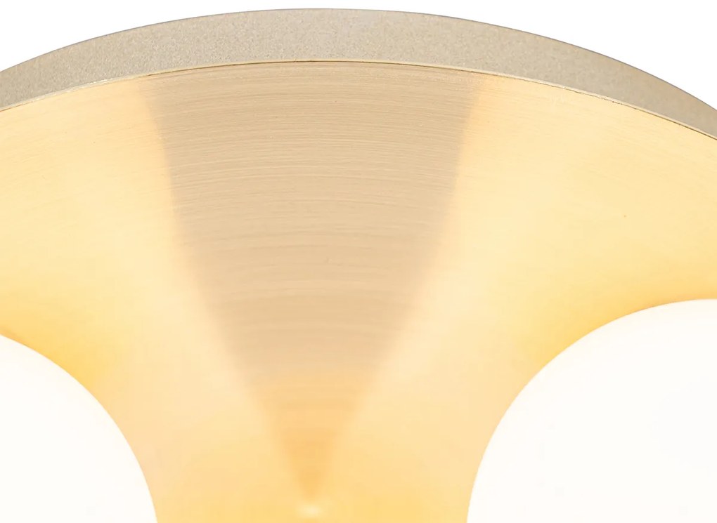 Plafoniera da bagno moderna ottone 3 luci - Cederic