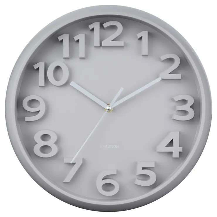Orologio da parete ø 33,5 cm Elevated Classic Numbers – Karlsson