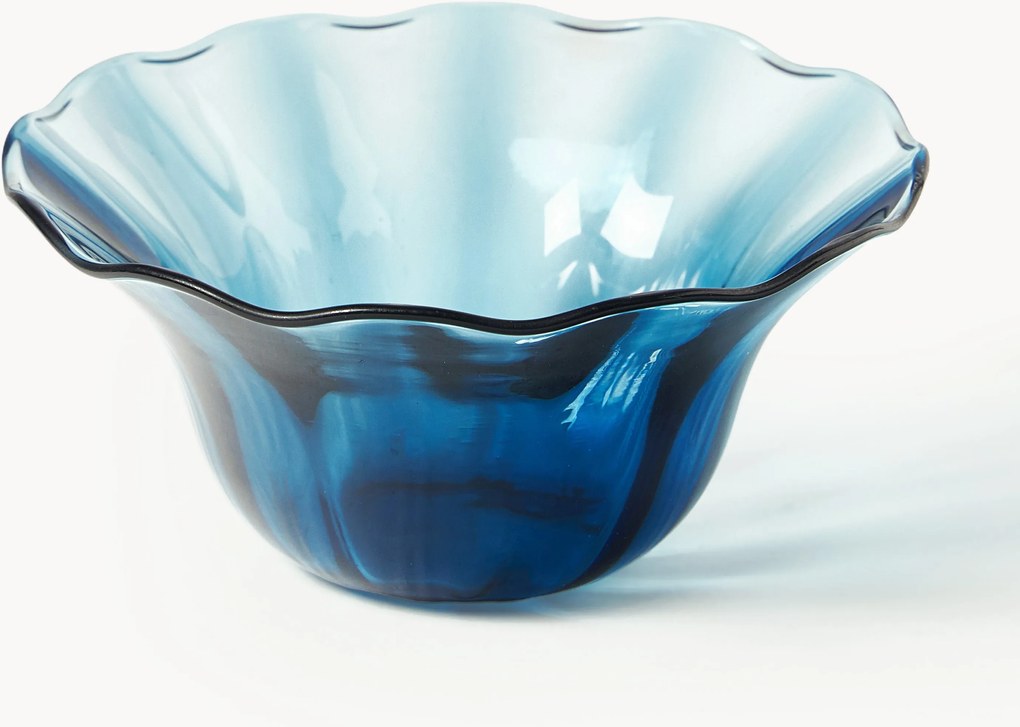 Set di 4 ciotole piccole in vetro soffiato Tulya