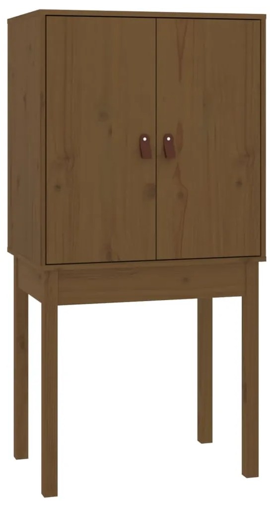 Credenza miele 60x40x120 cm in legno massello di pino