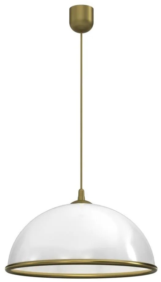Lampadario a sospensione con filo KITCHEN 1xE27/15W/230V bianco/oro