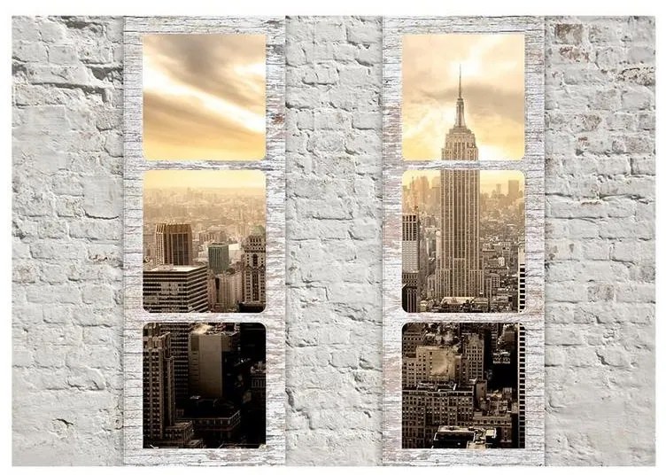 Fotomurale adesivo  New York: view from the window  Larghezza x Altezza Home decor 245x175