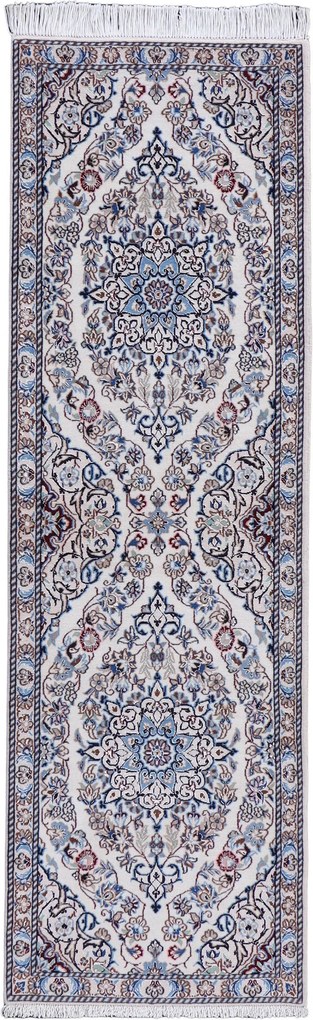 Nain Tappeto persiano 210 x 60 (Iran) Annodato A Mano