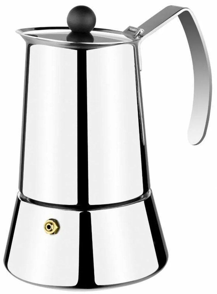 Caffettiera Italiana Monix M630004 Acciaio Argento 4 Tazze