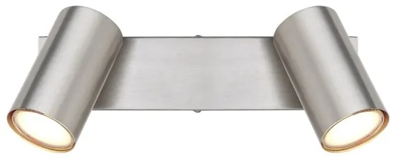 Globo 57911-2 - Faretto ROBBY 2xGU10/25W/230V cromo opaco