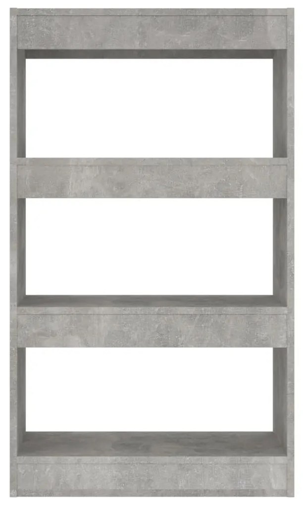 Libreria/divisorio grigio cemento 60x30x103 cm in truciolato