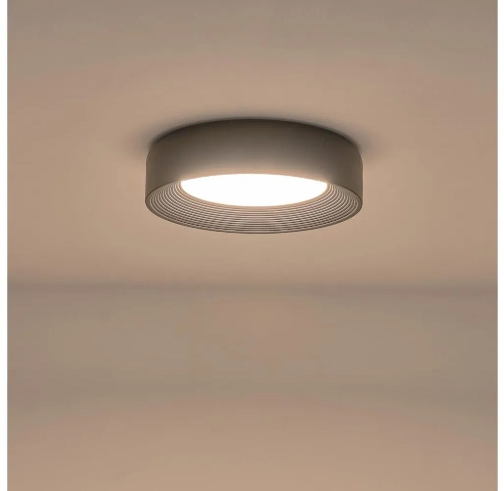 Plafoniera LED LED/30W/230V 3000K nero diametro 40 cm