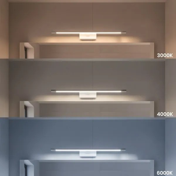 Illuminazione a LED per specchio da bagno KLIMT LED/12W/230V 3000/4000/6000K 60 cm IP44 bianco