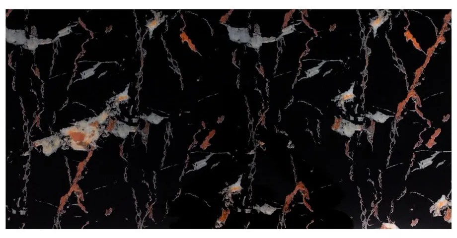 Set di 6 adesivi murali 60x30 cm Black Gold - SP TREND