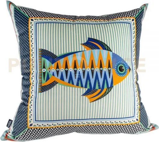 Fodera cuscino 50x50 disegno pesce