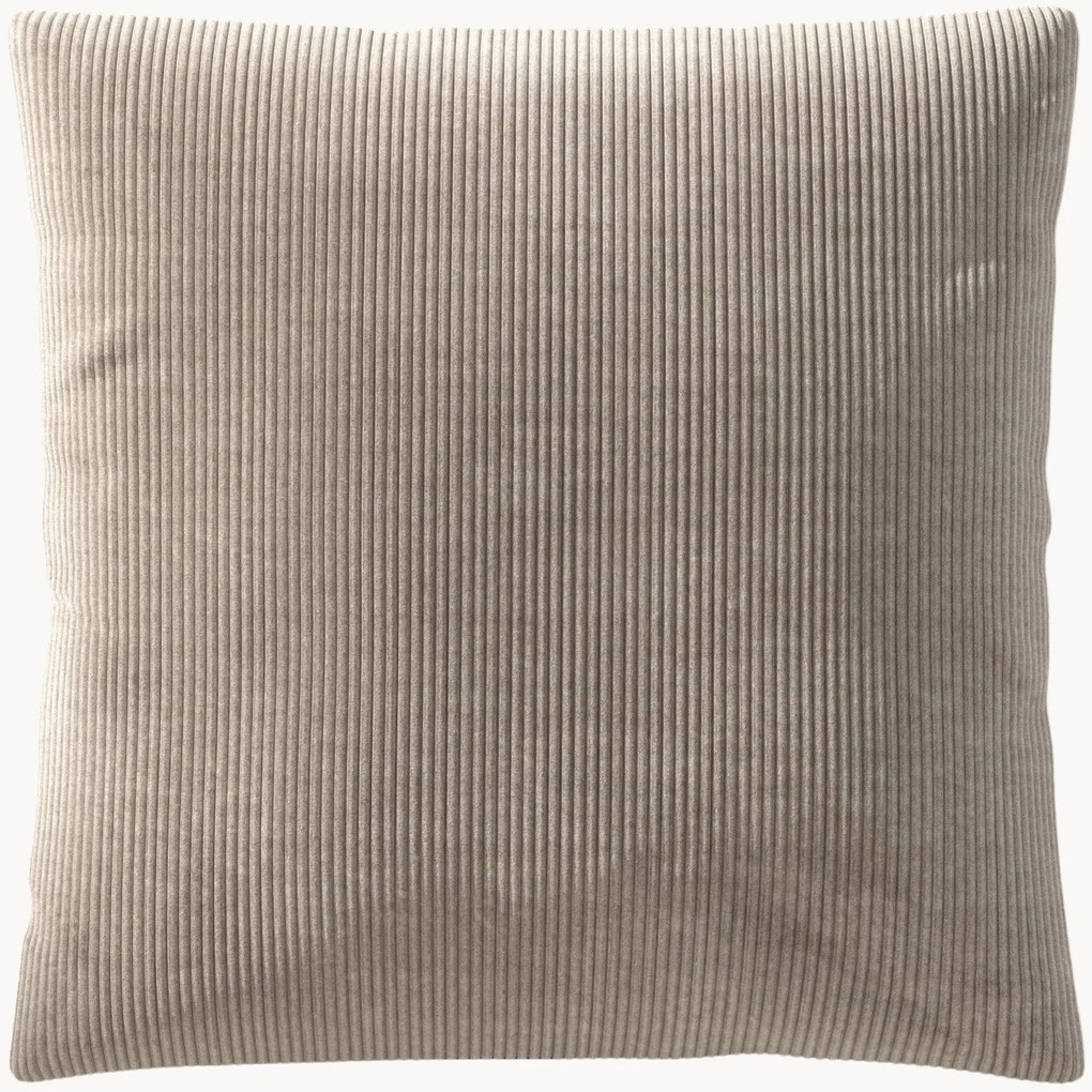 Cuscino XL in velluto a coste Vetsak, 100 x 100 cm
