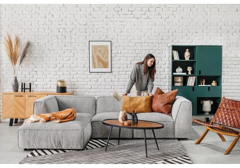 Poltrona lounge grigio chiaro (angolo destro) Fairfield - Bonami Selection