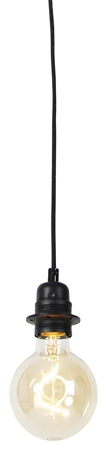 Lampada a sospensione moderna nera dimmerabile - Cava Luxe 1