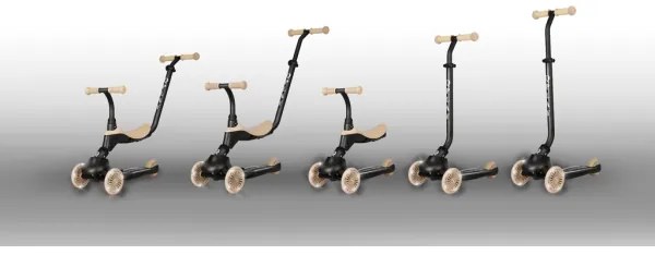 QPlay - Per bambini scooter 5in1 SEMA beige