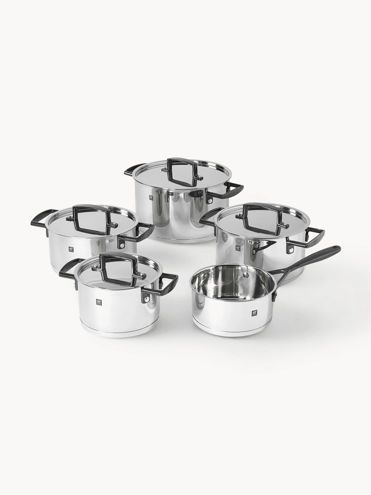 Batteria di pentole in acciaio inossidabile Bellasera, set di 5