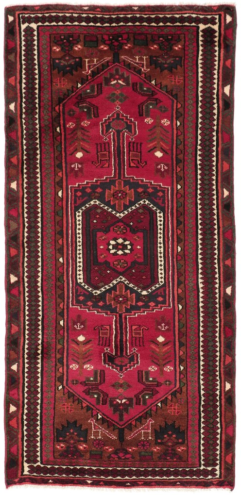 Tappeto persiano 90x200 (Iran) Annodato A Mano