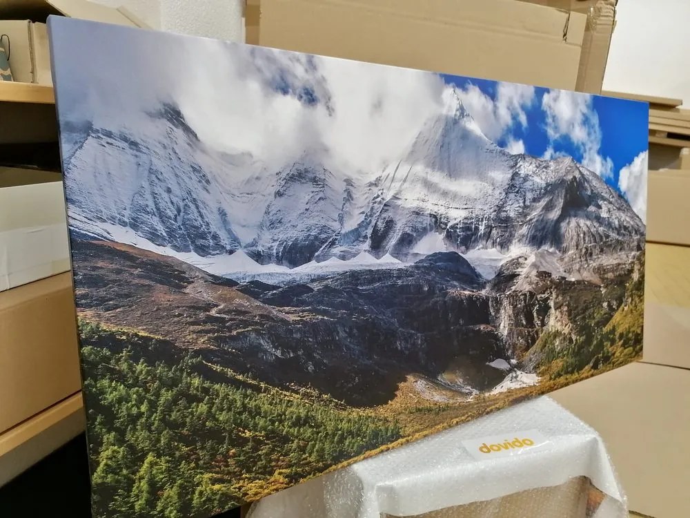 Quadro su tela – Paesaggio montano maestoso